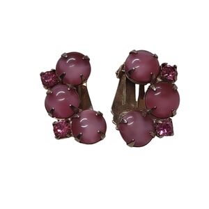 Vintage clip on earrings